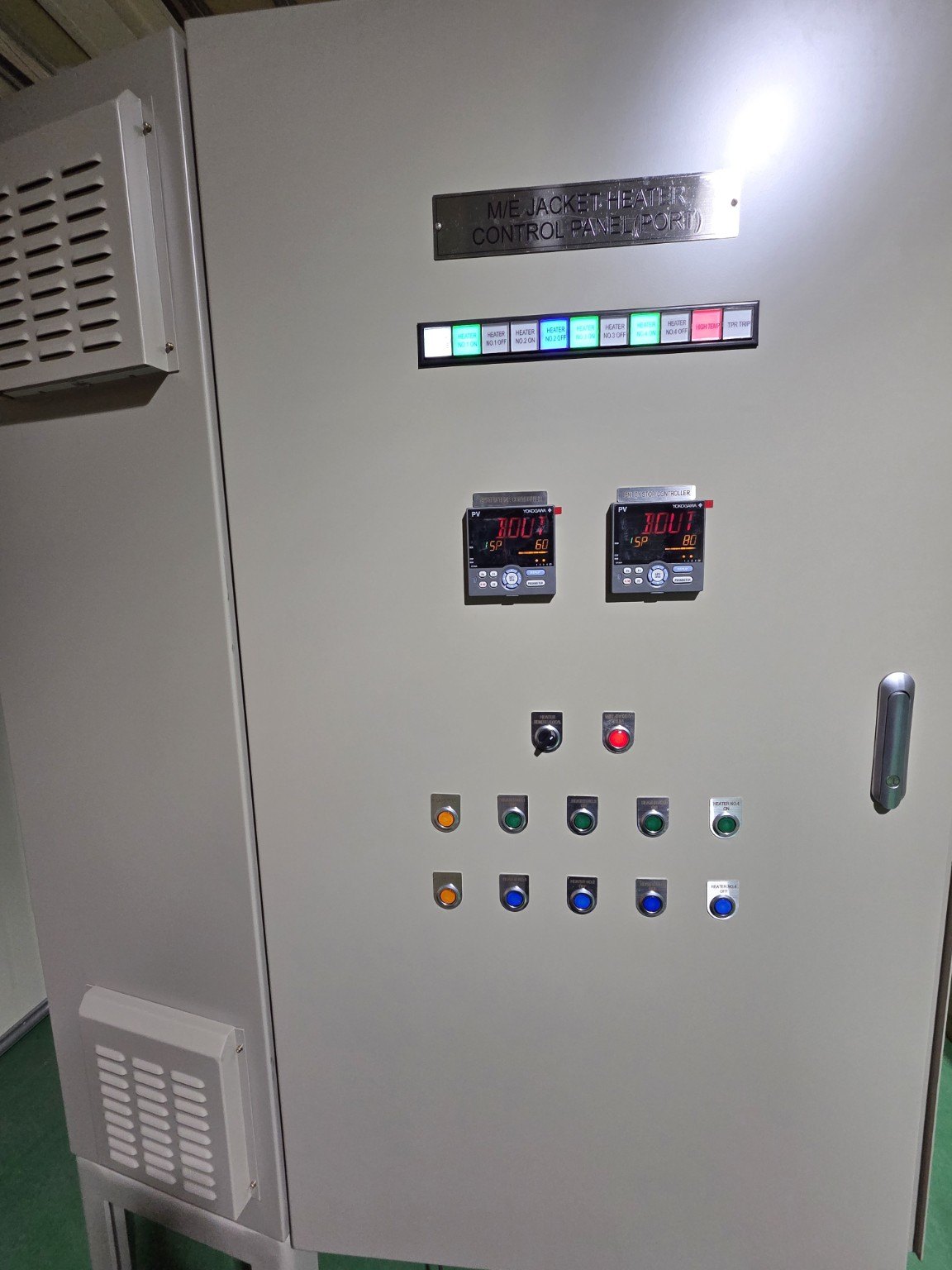 M/E Jacket Heater Control Panel PORT 전면